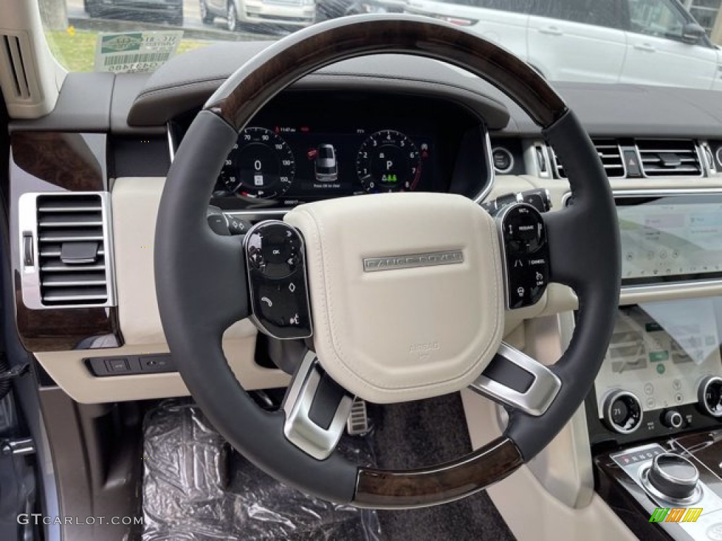 2021 Range Rover Westminster - Byron Blue Metallic / Ivory/Espresso photo #18