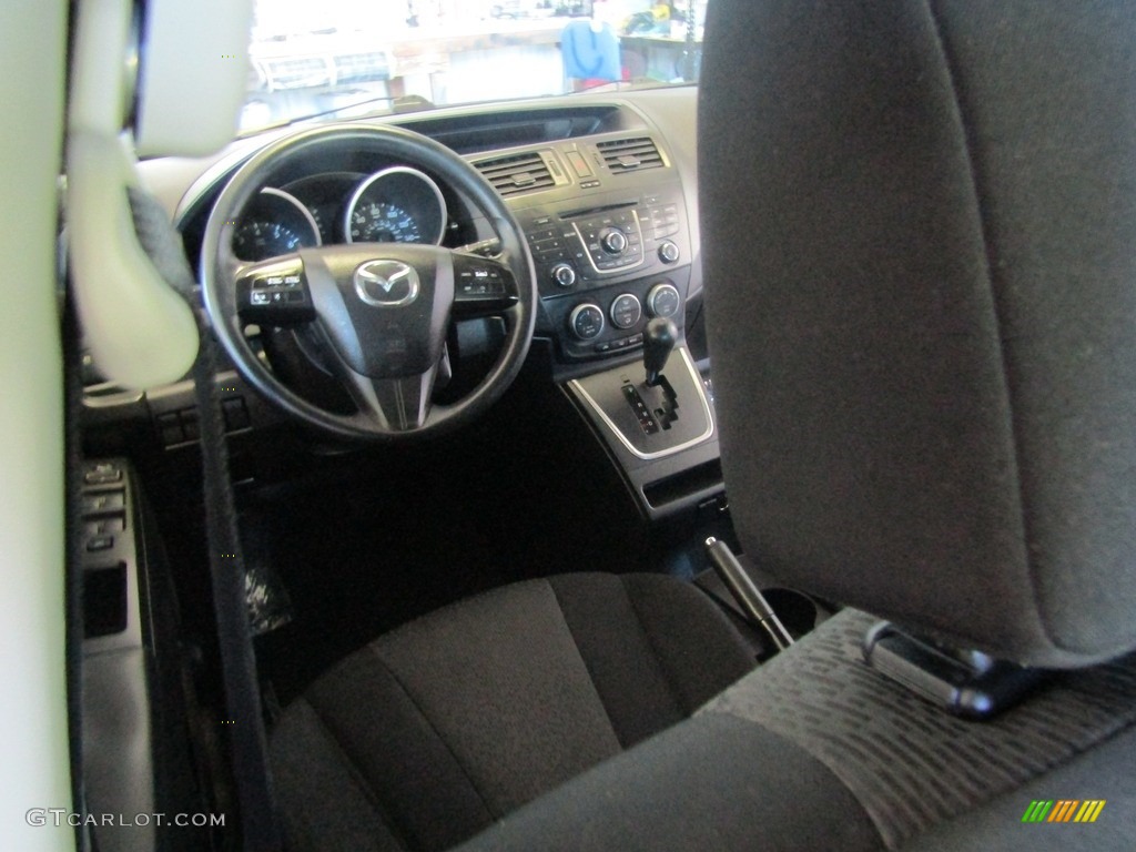 2012 MAZDA5 Sport - Liquid Silver Metallic / Black photo #17