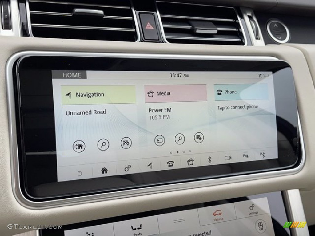 2021 Range Rover Westminster - Byron Blue Metallic / Ivory/Espresso photo #21