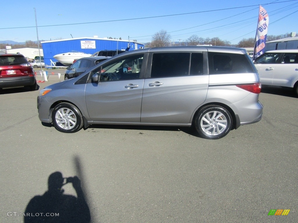 2012 MAZDA5 Sport - Liquid Silver Metallic / Black photo #21