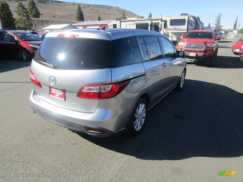 2012 MAZDA5 Sport - Liquid Silver Metallic / Black photo #23