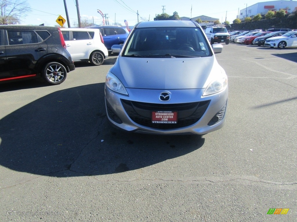 2012 MAZDA5 Sport - Liquid Silver Metallic / Black photo #25