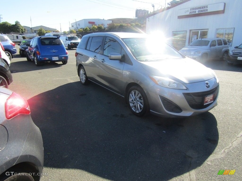 2012 MAZDA5 Sport - Liquid Silver Metallic / Black photo #26