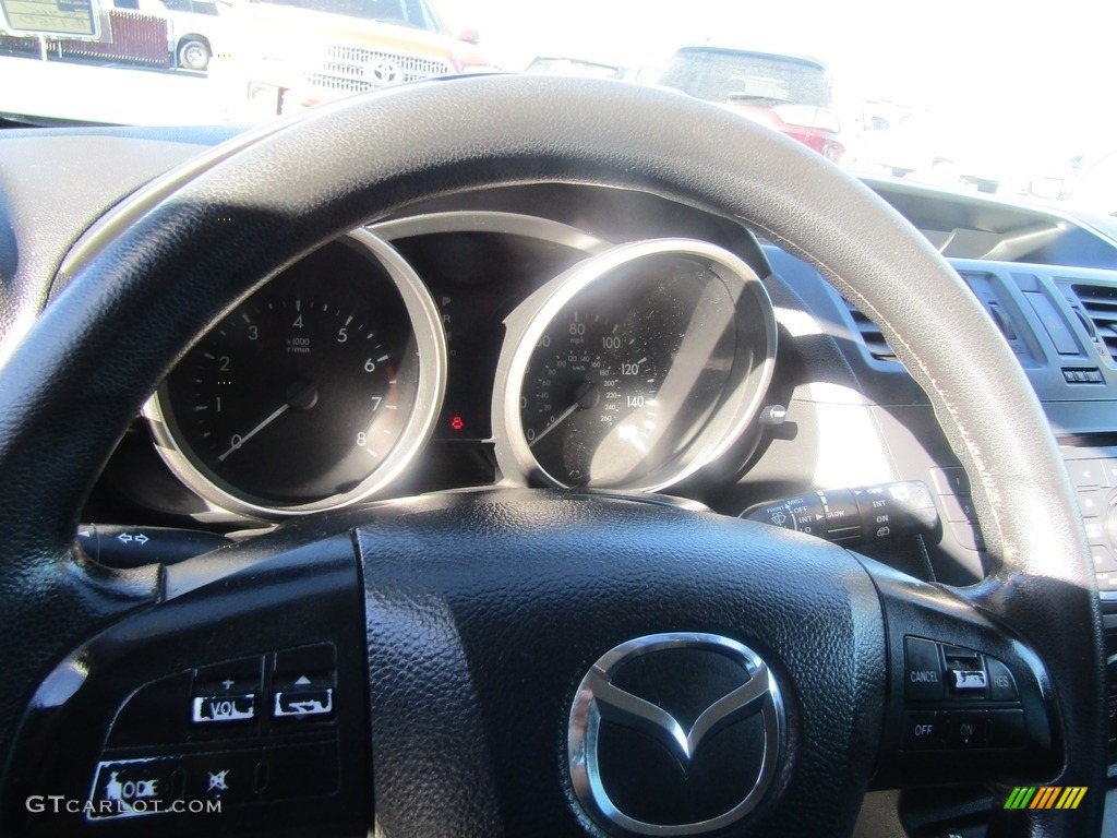 2012 MAZDA5 Sport - Liquid Silver Metallic / Black photo #29