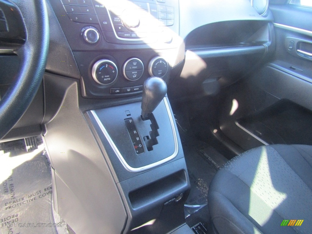 2012 MAZDA5 Sport - Liquid Silver Metallic / Black photo #32