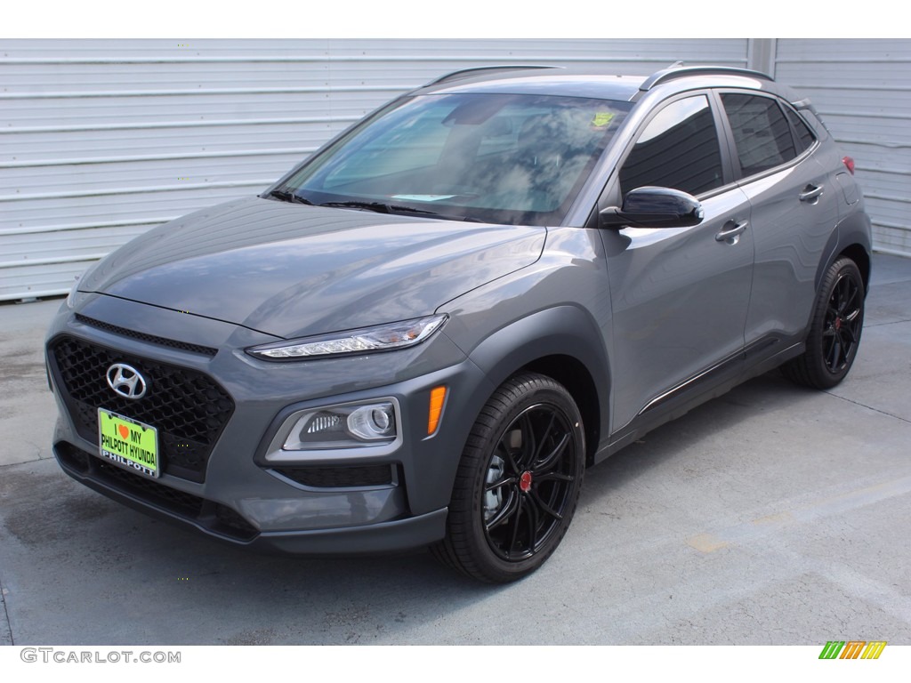 Galactic Gray 2021 Hyundai Kona Night AWD Exterior Photo #141081741