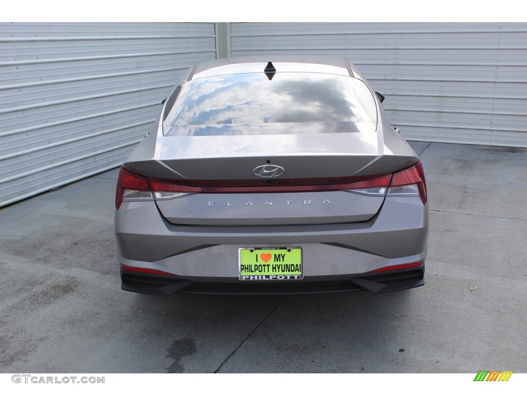 2021 Elantra SEL - Fluid Metal / Black photo #6