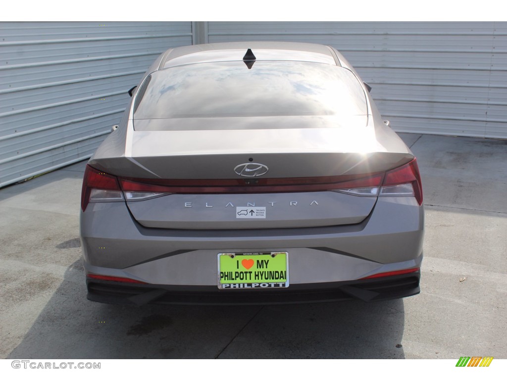 2021 Elantra SEL - Fluid Metal / Black photo #7