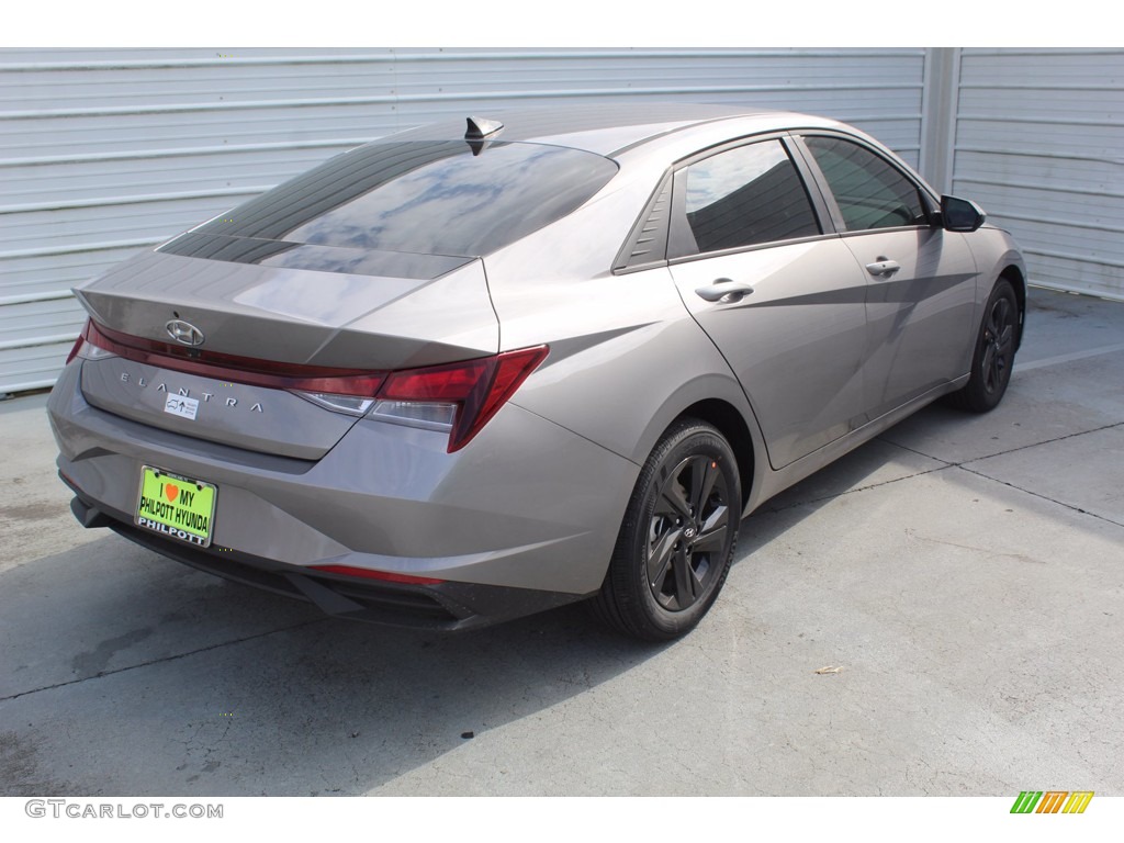2021 Elantra SEL - Fluid Metal / Black photo #8
