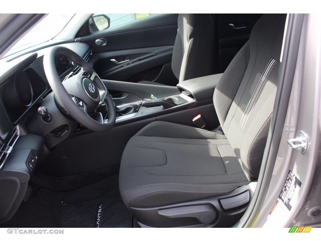 2021 Elantra SEL - Fluid Metal / Black photo #10