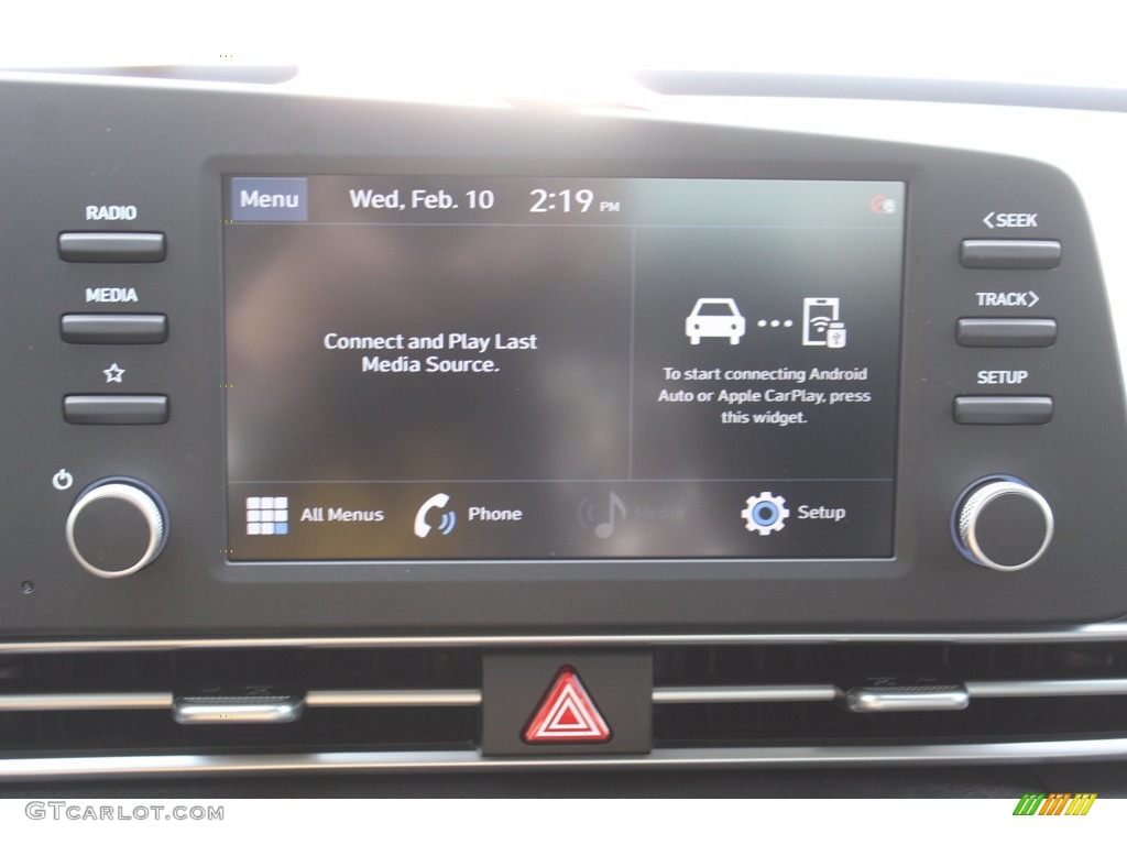 2021 Elantra SEL - Fluid Metal / Black photo #15