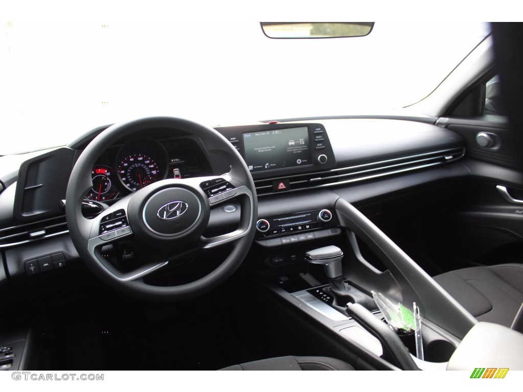 2021 Elantra SEL - Fluid Metal / Black photo #21