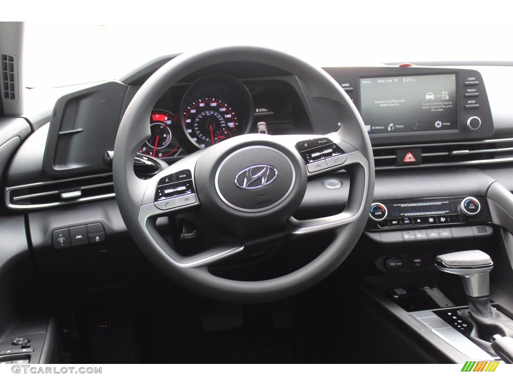 2021 Elantra SEL - Fluid Metal / Black photo #22