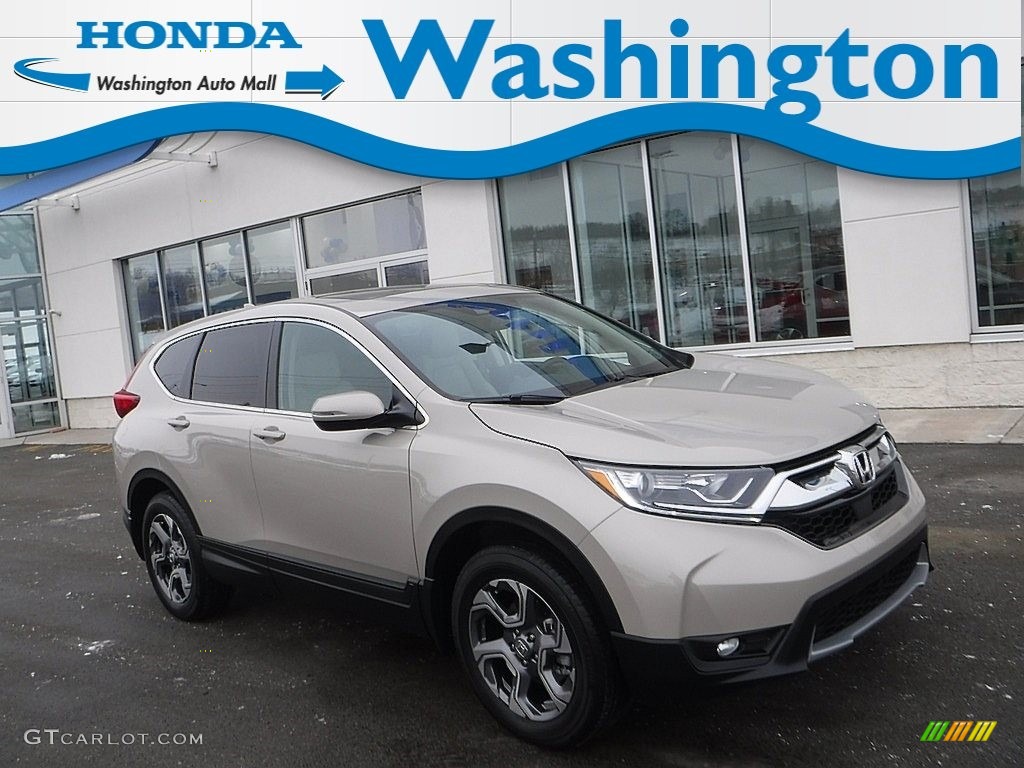 2018 CR-V EX-L AWD - Sandstorm Metallic / Ivory photo #1