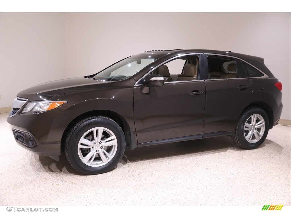 2014 RDX AWD - Kona Coffee Metallic / Parchment photo #3