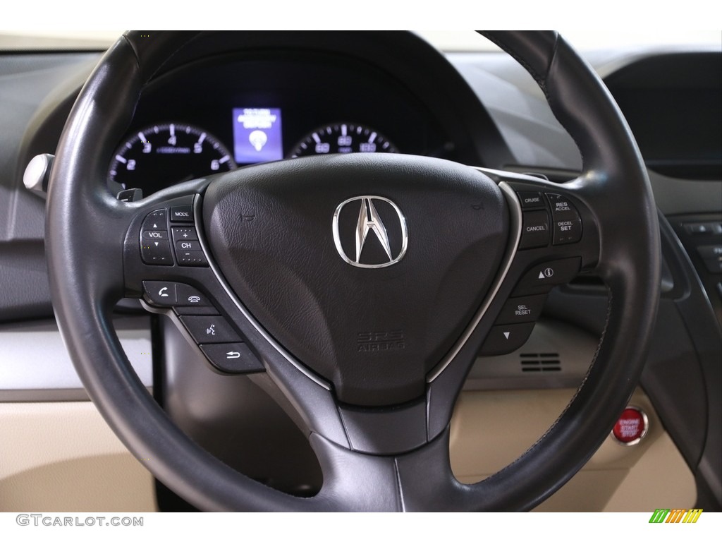 2014 Acura RDX AWD Parchment Steering Wheel Photo #141083560