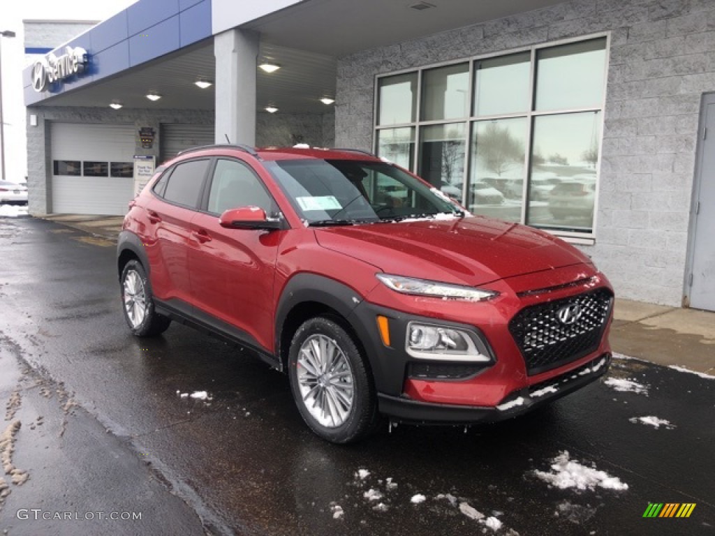 2021 Kona SEL AWD - Pulse Red / Black photo #1