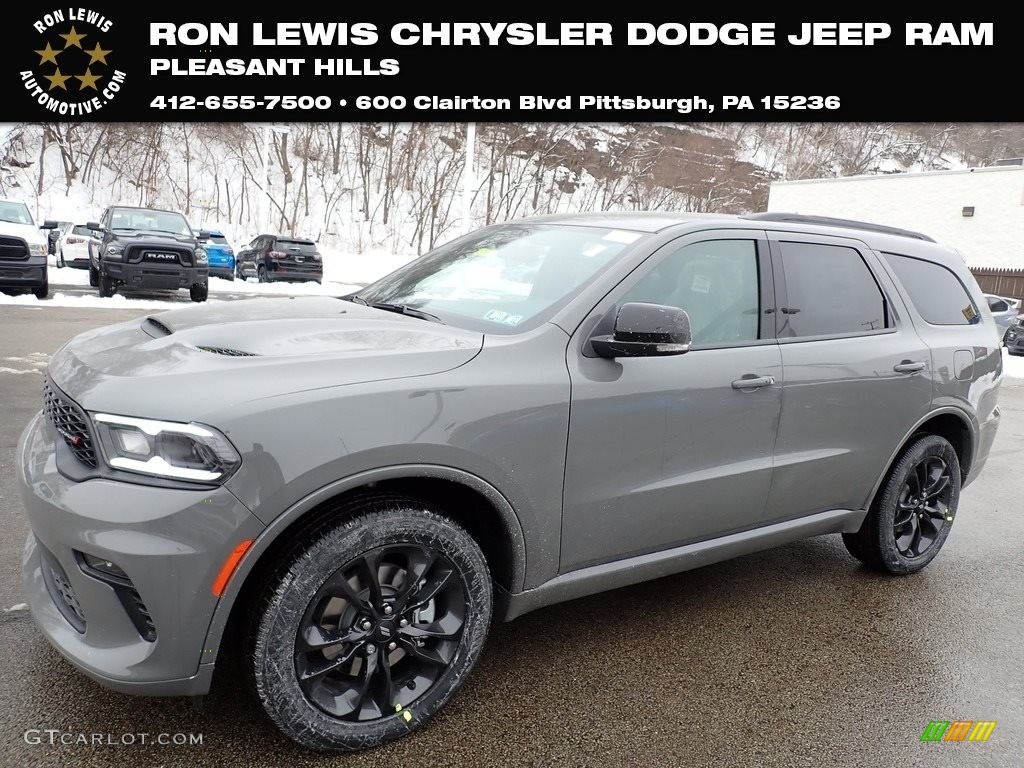 2021 Durango GT AWD - Destroyer Gray / Black photo #1