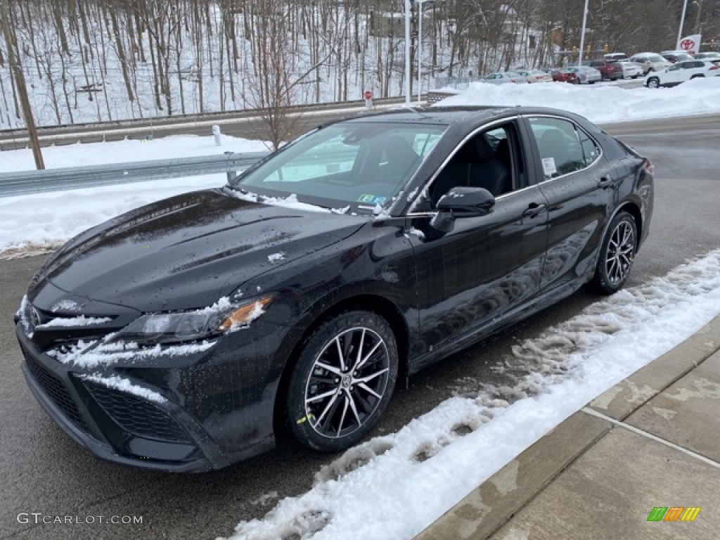 2021 Camry SE - Midnight Black Metallic / Black photo #12