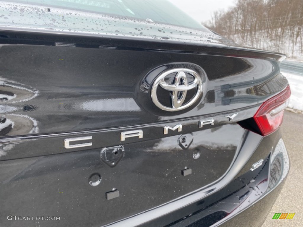 2021 Camry SE - Midnight Black Metallic / Black photo #22