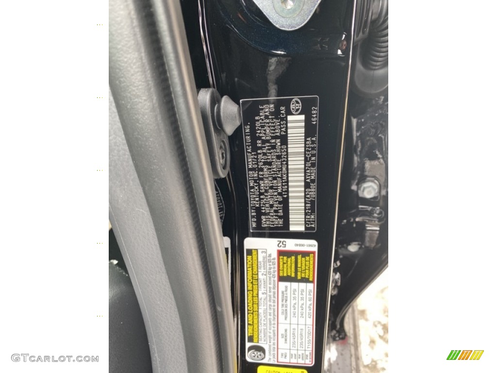 2021 Camry SE - Midnight Black Metallic / Black photo #28