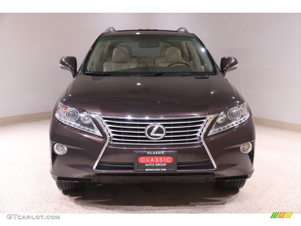 2013 RX 350 AWD - Fire Agate Pearl / Parchment/Espresso Birds Eye Maple photo #2