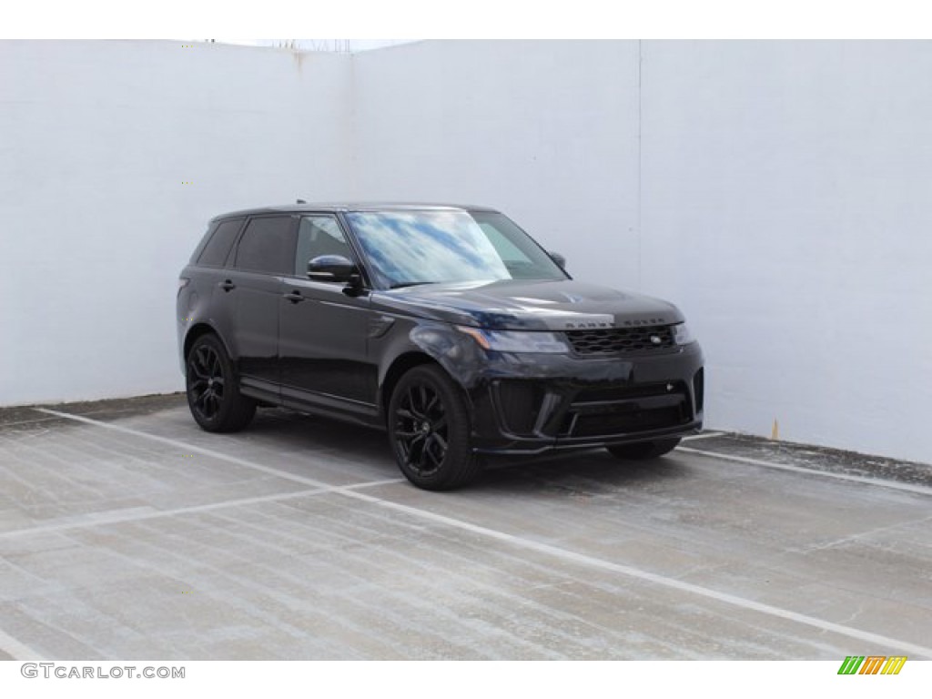 2021 Range Rover Sport SVR Carbon Edition - Santorini Black Metallic / Ebony photo #4