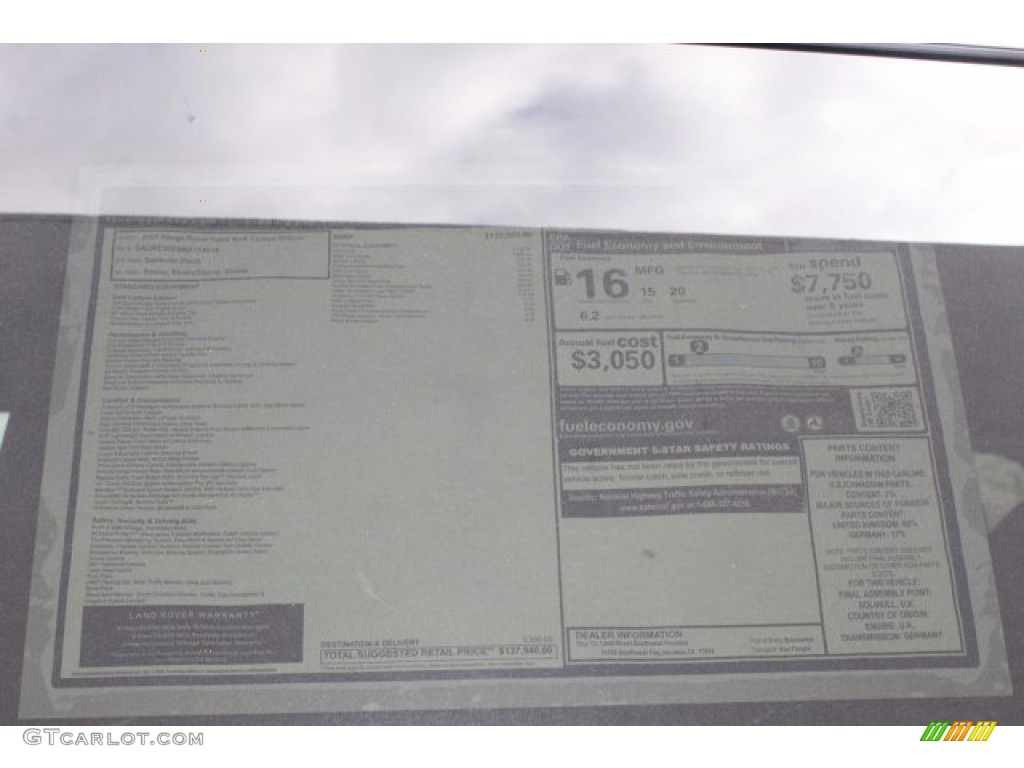 2021 Range Rover Sport SVR Carbon Edition - Santorini Black Metallic / Ebony photo #29