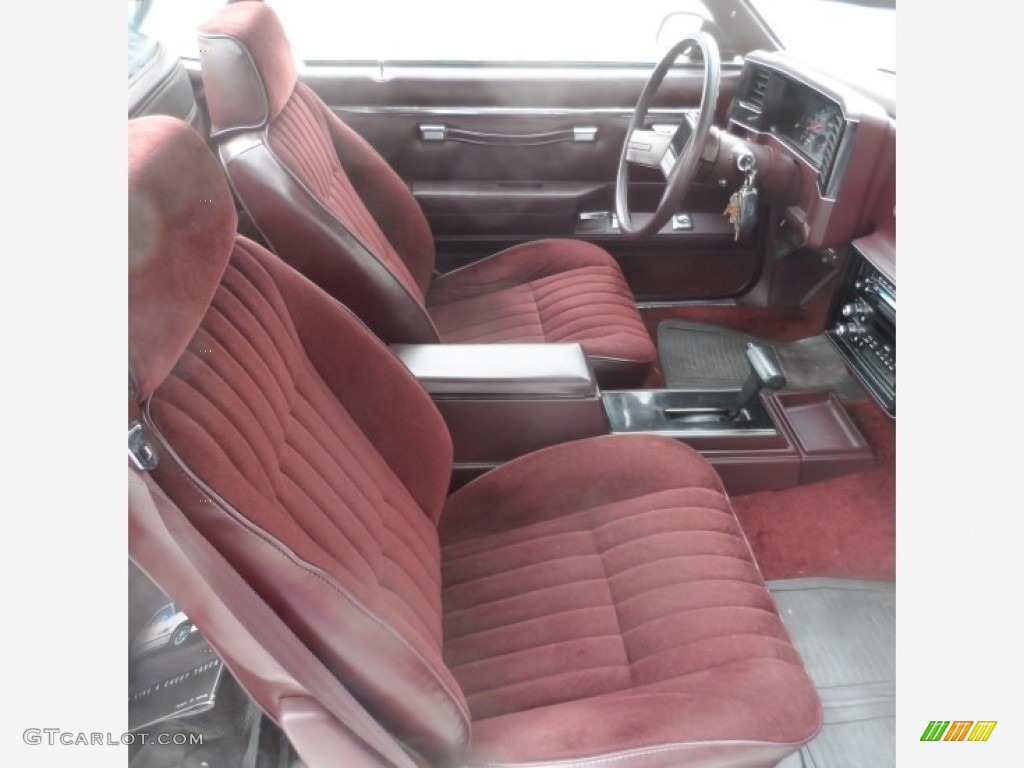 1987 Chevrolet El Camino Conquista Interior Color Photos