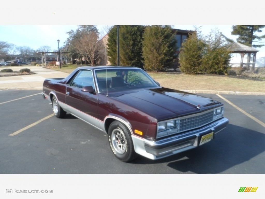 Maroon Metallic 1987 Chevrolet El Camino Conquista Exterior Photo #141088824