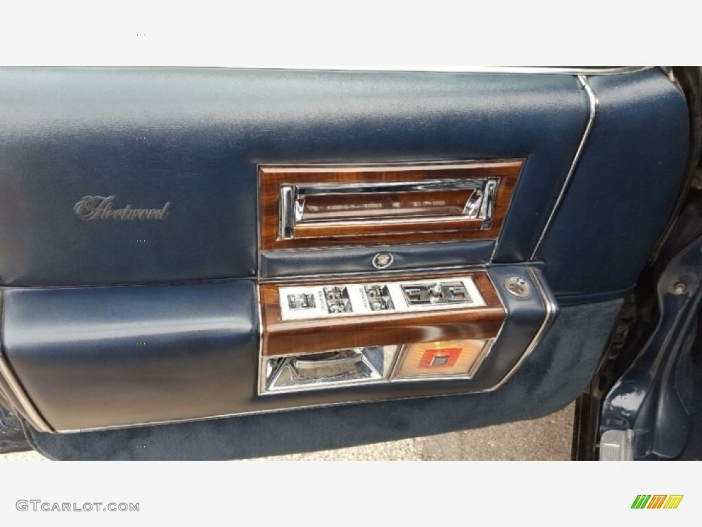 1986 Cadillac Fleetwood Brougham D'Elegance Dark Blue Door Panel Photo #141089382