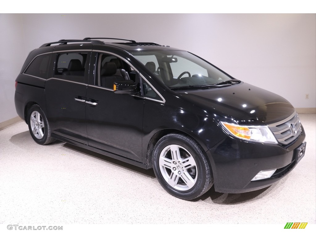 2013 Odyssey Touring - Crystal Black Pearl / Truffle photo #1