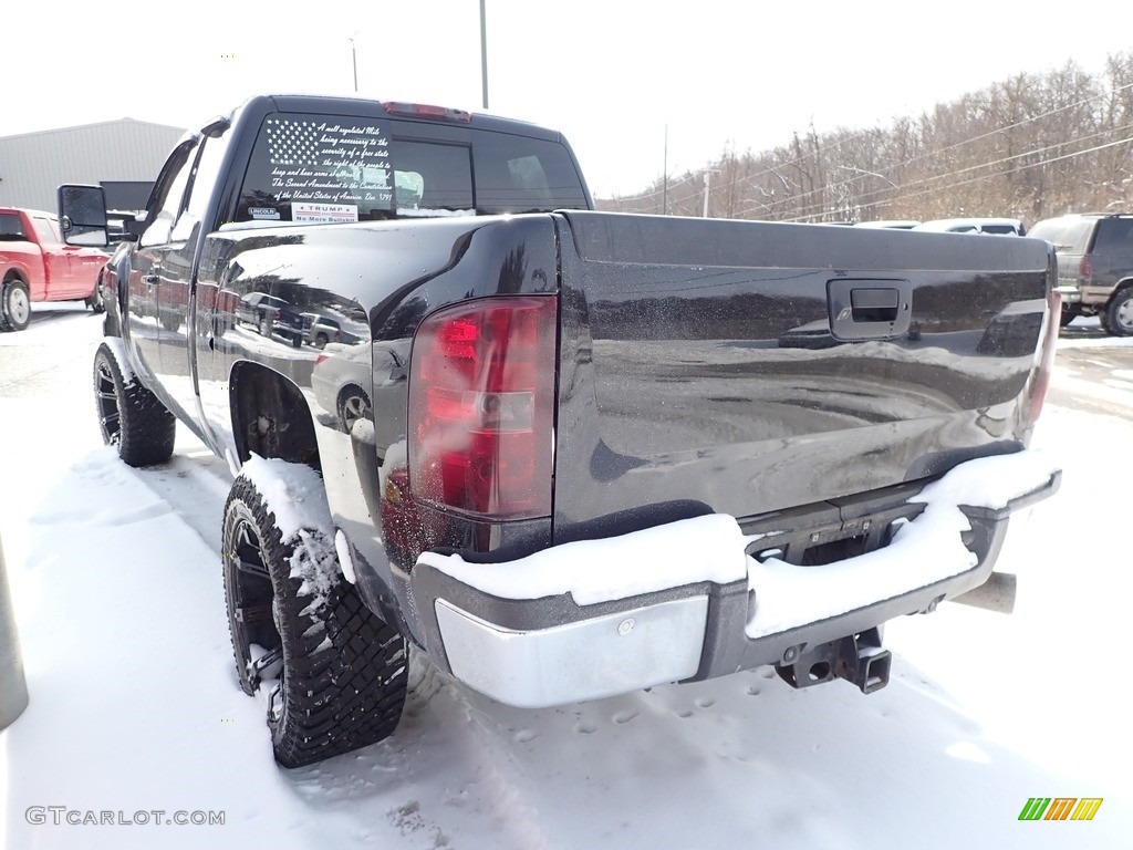 2011 Silverado 2500HD LTZ Extended Cab 4x4 - Black / Ebony photo #4