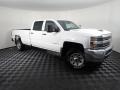 Summit White - Silverado 3500HD Work Truck Crew Cab 4x4 Photo No. 3