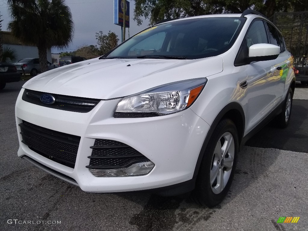 2016 Escape SE 4WD - Oxford White / Charcoal Black photo #7