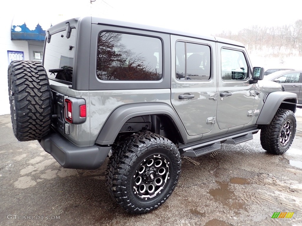 2021 Wrangler Unlimited Sport 4x4 - Sting-Gray / Black photo #5