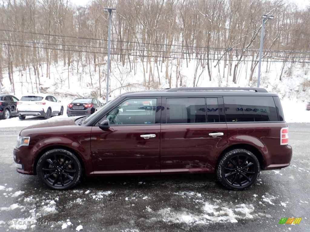 Burgundy Velvet 2018 Ford Flex SEL AWD Exterior Photo #141095691