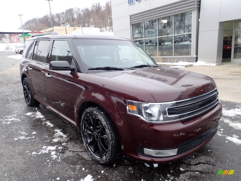 Burgundy Velvet 2018 Ford Flex SEL AWD Exterior Photo #141095757