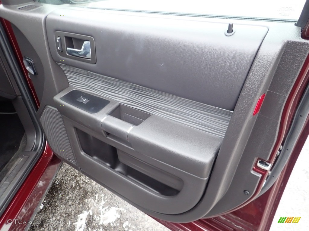 2018 Ford Flex SEL AWD Dark Earth Gray/Light Earth Gray Door Panel Photo #141095850