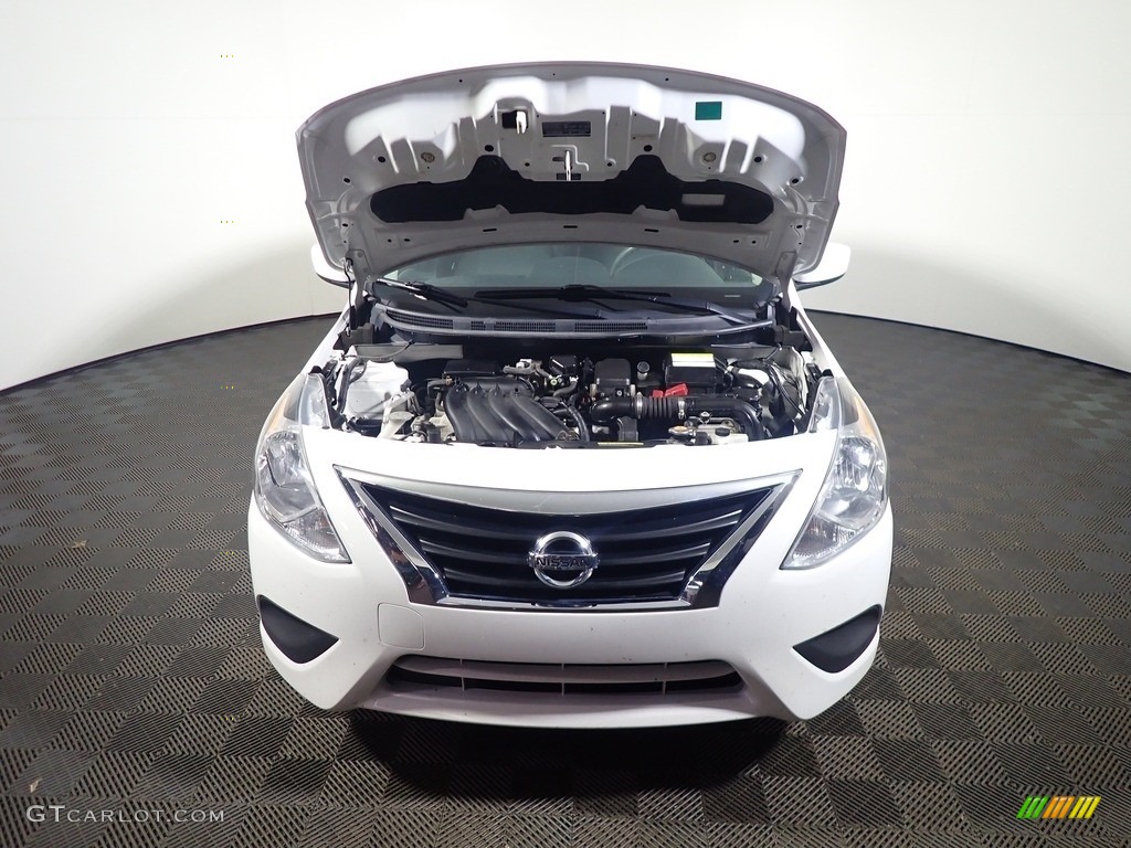 2017 Versa S - Fresh Powder White / Charcoal photo #5