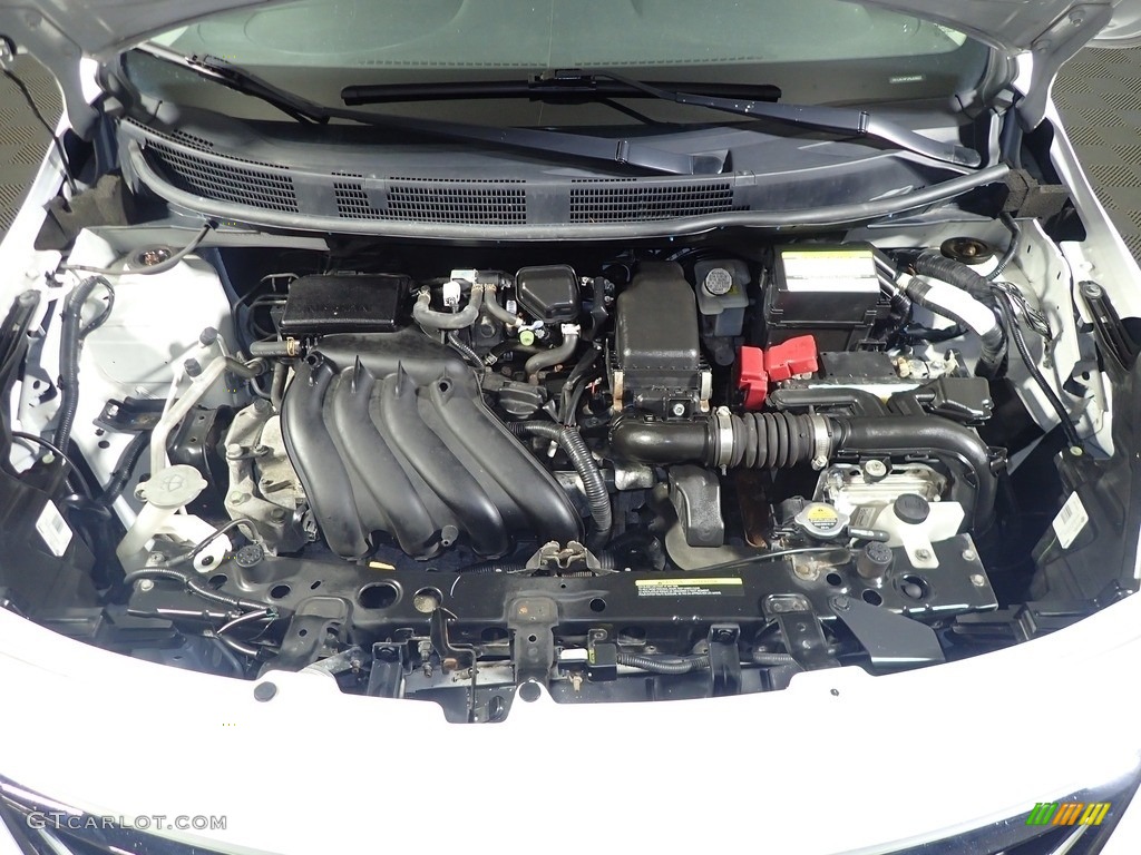 2017 Versa S - Fresh Powder White / Charcoal photo #6