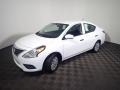 2017 Fresh Powder White Nissan Versa S  photo #8