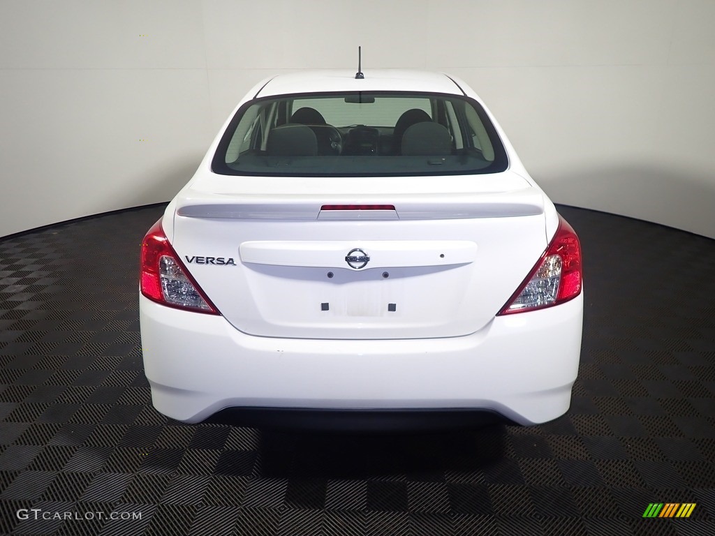 2017 Versa S - Fresh Powder White / Charcoal photo #12