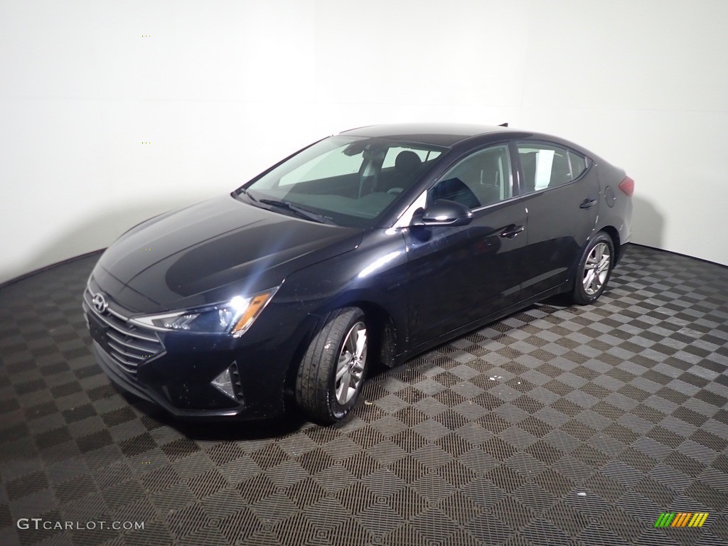 2019 Elantra SEL - Phantom Black / Black photo #9