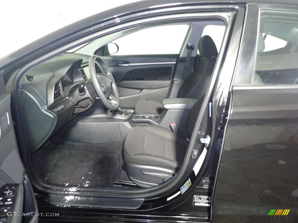 2019 Elantra SEL - Phantom Black / Black photo #22