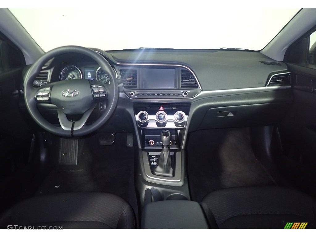 2019 Elantra SEL - Phantom Black / Black photo #24