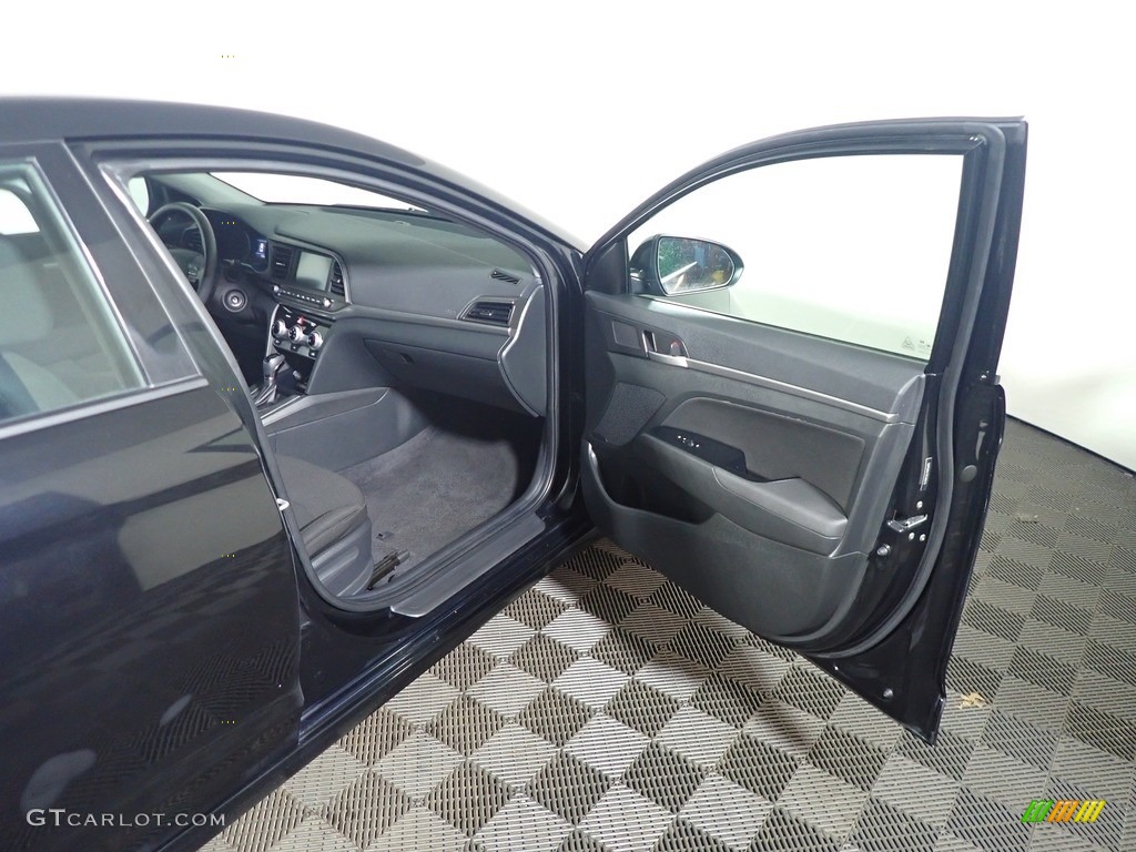 2019 Elantra SEL - Phantom Black / Black photo #38