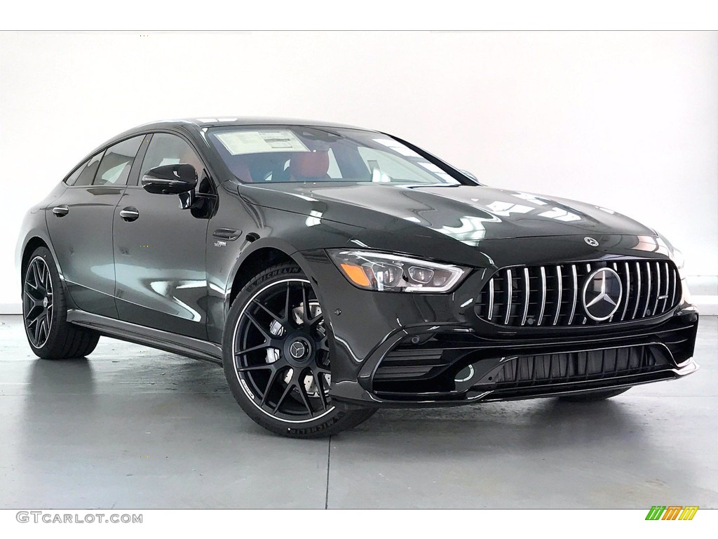 Obsidian Black Metallic 2021 Mercedes-Benz AMG GT 43 Exterior Photo #141099729