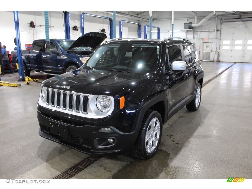 2016 Renegade Limited 4x4 - Black / Black photo #1