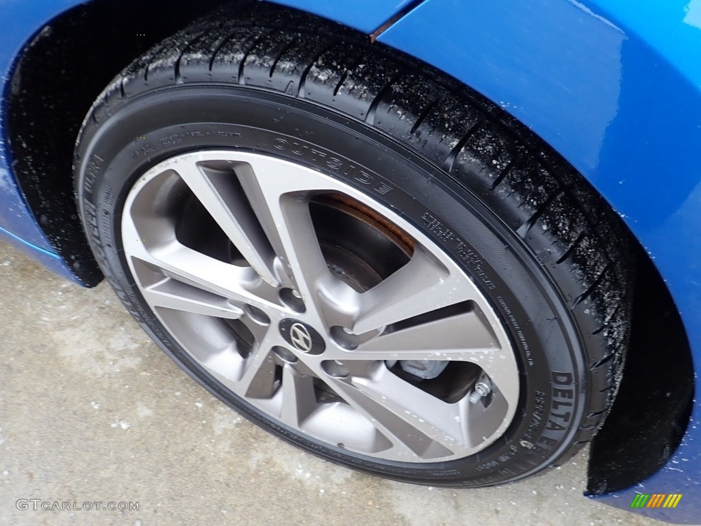 2017 Elantra Limited - Electric Blue / Black photo #10